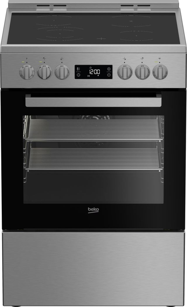 Beko 24" Stainless Steel Slide-In Electric Range-0