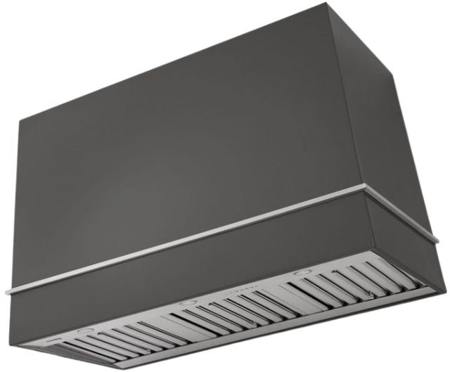 AGA Loge 48" Slate Wall Mounted Range Hood  with Brushed Nickel Trim-0