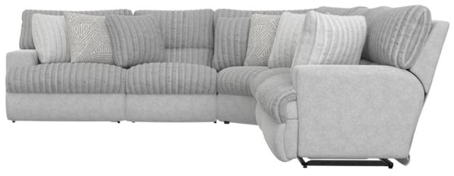 Catnapper® Abraxas 5-Piece Moonstruck Curved Manual Reclining Sectional-3