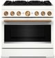 KitchenAid® 36” Porcelain Pro-Style Dual Fuel  Gas Range with No Preheat Air Fry Mode-4