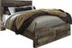 Benchcraft® Derekson 4-Piece Multi Gray Queen Storage Panel Bed Set-1