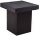 Basset Mirror Padula Matte Black Large End Table-0