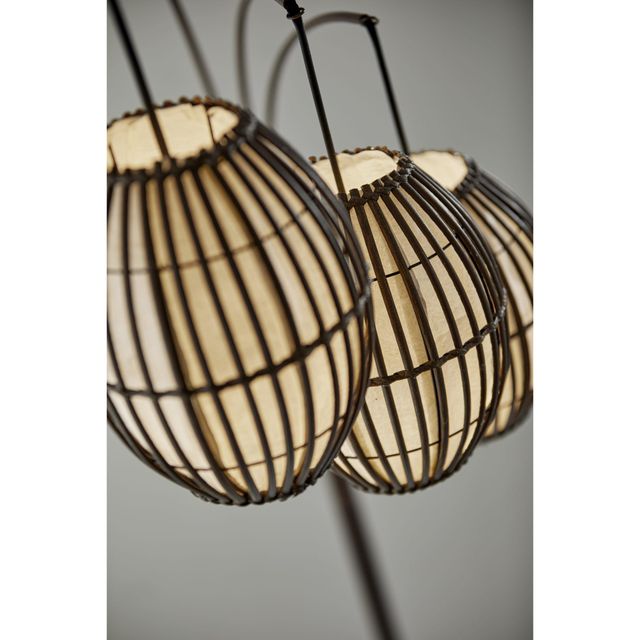 Adesso® Maui Antique Bronze Floor Lamp-1
