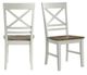 Elements International El Paso Cream/Natural Dining Side Chair-1