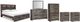 Signature Design by Ashley® Drystan 6-Piece Multi King Bookcase Storage Bed Set-0