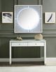 ACME Furniture Noralie Glass Console Top Table with Mirrored Base-1