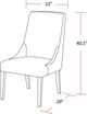 Parker House® Sierra Mirage Mist/White Dining Side Chair-4