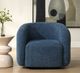 Uttermost® Junie Blueberry Swivel Chair-1