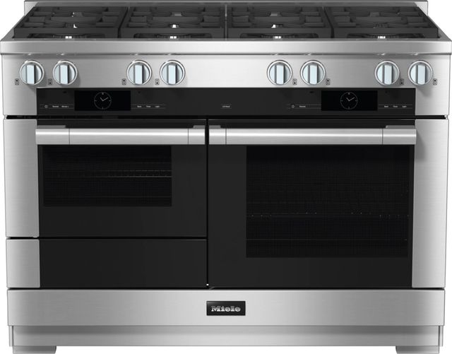 Miele 48" Natural Gas Clean Touch Steel Pro Style Dual Fuel Range-0