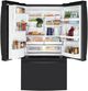 GE® 36" 22.1 Cu. Ft. Fingerprint Resistant Black Slate Counter Depth French Door Refrigerator-3