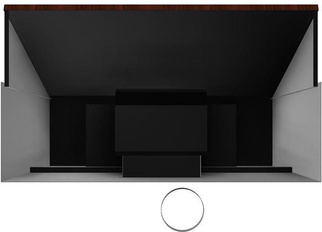 Vent-A-Hood® 36" Black Tilt-Out Wall Mounted Range Hood-3