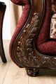 Furniture of America® Matteo Brown/Burgundy Loveseat-2