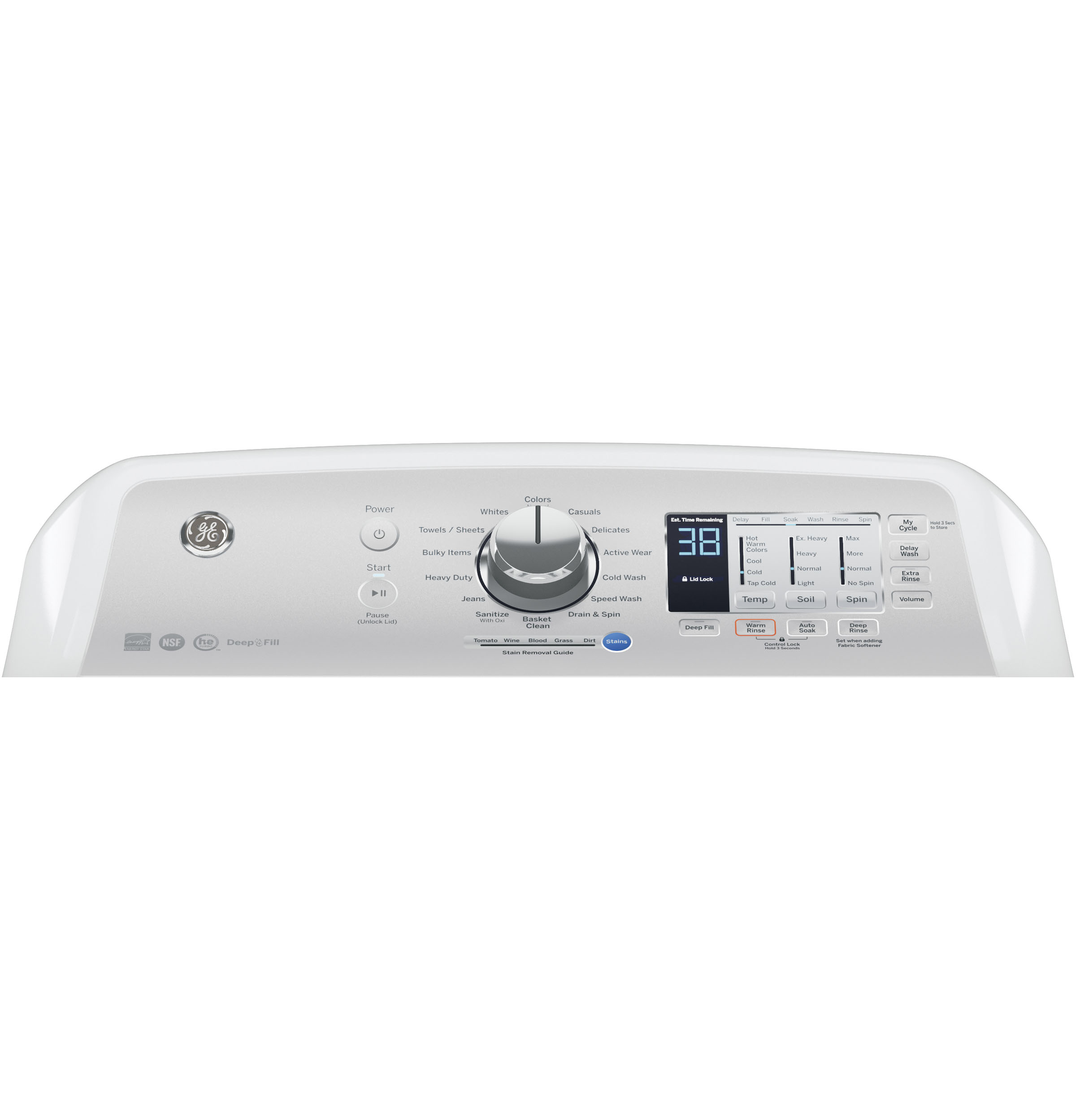 GE GTW680BSJWS Washing Machine - Thumbnail 5