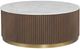 Fairfield® Dimitri Kafe/White Cocktail Table with Aged Gold Base-0