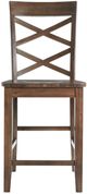 Elements International Renegade Walnut Counter Side Chair-1