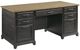 Kincaid® Plank Road Charcoal Farmstead Executive Desk-0