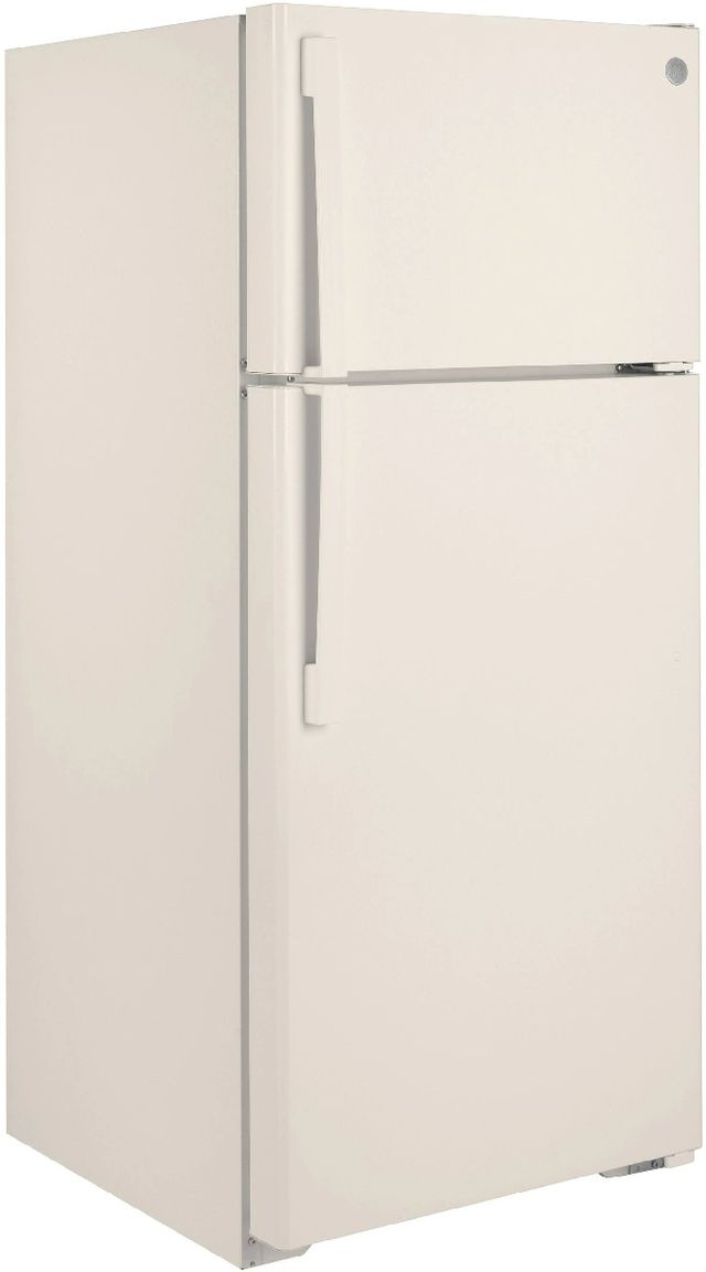 GE® 28" 16.6 Cu. Ft. ENERGY STAR® Bisque Top Freezer Refrigerator-4