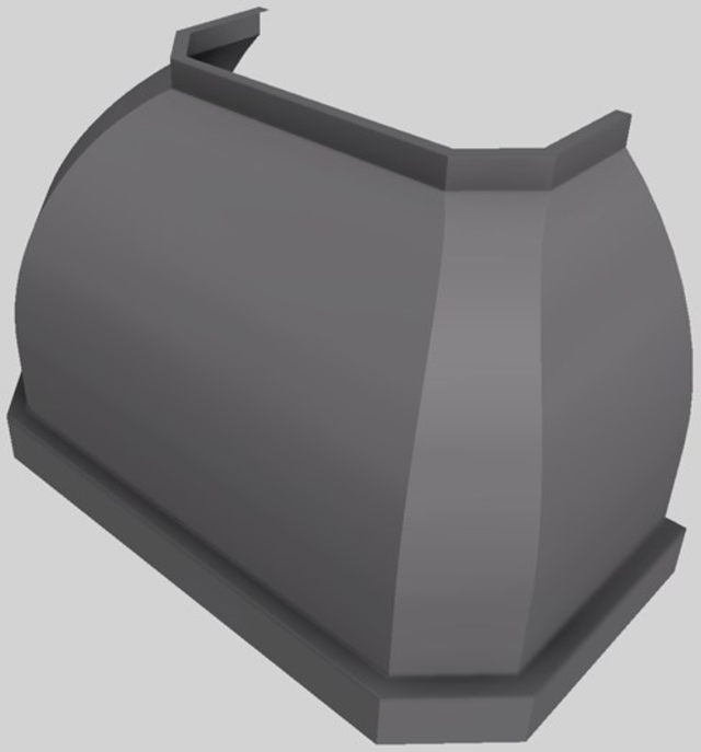 Vent-A-Hood® Designer Series 48" Gunsmoke Wall Mounted Range Hood-1