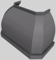 Vent-A-Hood® Designer Series 48" Gunsmoke Wall Mounted Range Hood-1