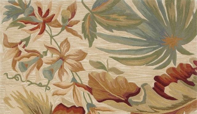 KAS Rugs Sparta Ivory Paradise 5'x8' Rug-1