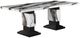 Global Furniture USA D12DT White Dining Table with Black Base-0