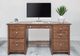 Mako Wood Furniture Inc. Home Office Large Double Pedestal Desk-2