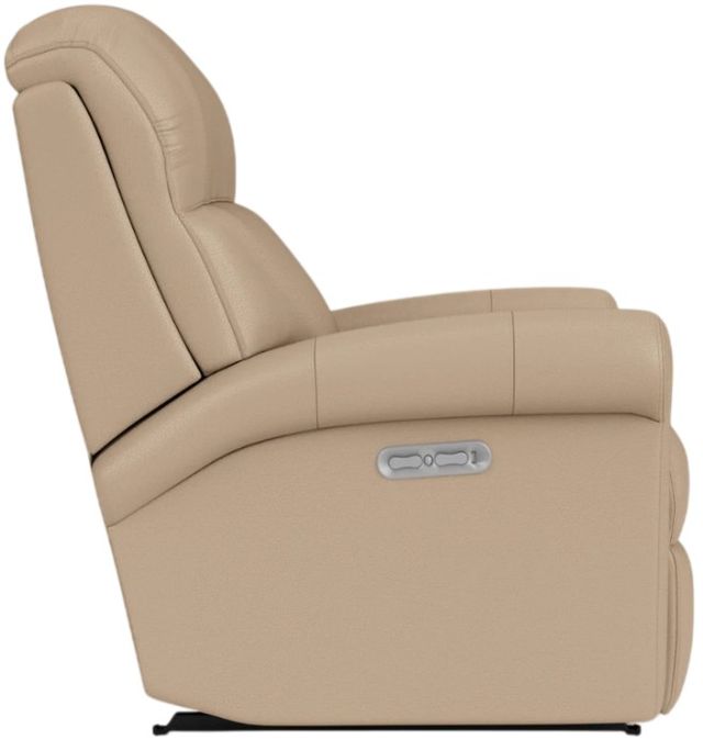 Flexsteel® Customizable Davis Leather Power Rocker Recliner with Power Headrest-4