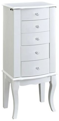 Powell® White Jewelry Armoire