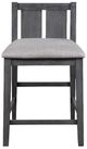 New Classic® Home Furnishings Heston 3-Piece Gray Storage Counter Dining Set-5