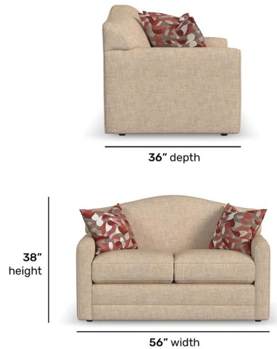 Flexsteel® Customizable Aggie Loveseat-2