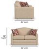 Flexsteel® Customizable Aggie Loveseat-2