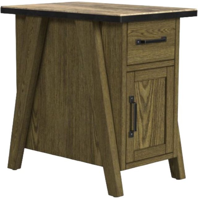 Null Furniture Oak Park Natural Oak Chairside Cabinet-0