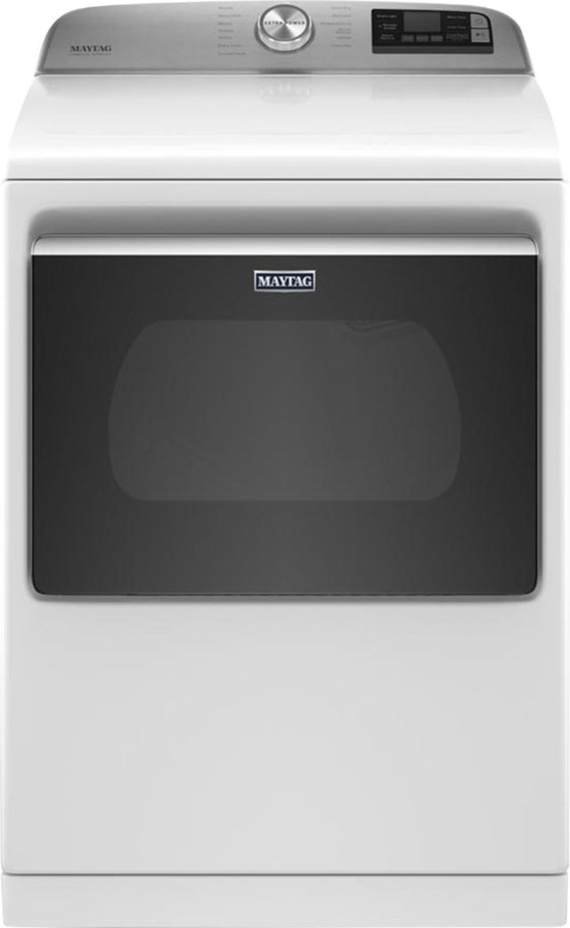 Maytag® 7.4 Cu. Ft. White Front Load Electric Dryer-0