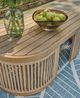 Signature Design by Ashley® Serena Shores Beige Wooden Outdoor Cocktail Table-4