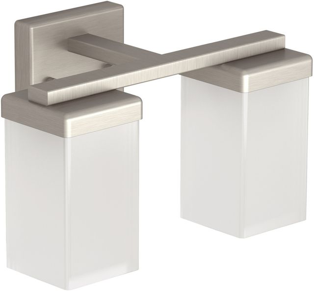 Moen® 90°™ Brushed Nickel Two Globe Bath Light-0