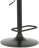 Armen Living Leland 3-Piece Espresso/Vintage Dark Brown Barstool Set-3
