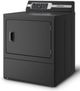 Huebsch® 7 Cu. Ft. Matte Black Electric Dryer with Over-Dry Protection Technology -1