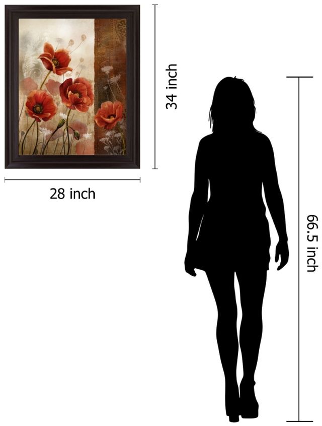 Classy Living Crimson Reverie Wall Art-1