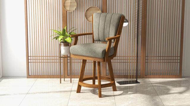 Chromcraft Customizable Cameron Counter Height Swivel Dining Stool-1