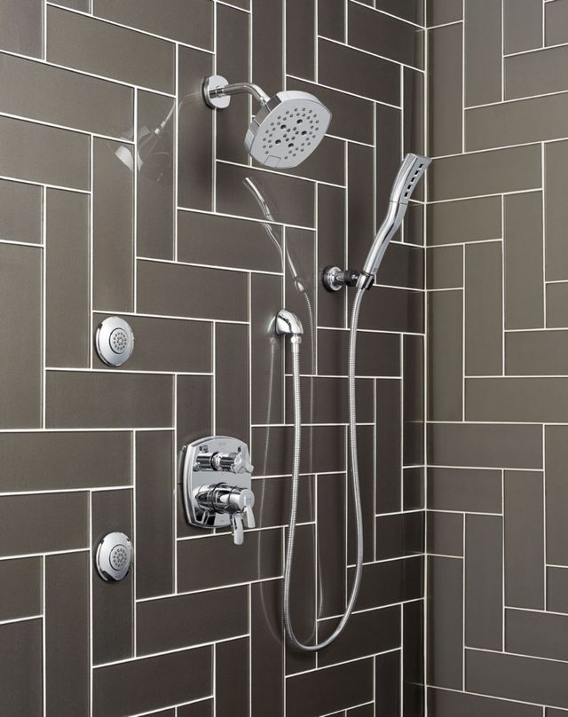 Delta Universal Showering Lumicoat® Chrome Wall Elbow for Hand Shower-1
