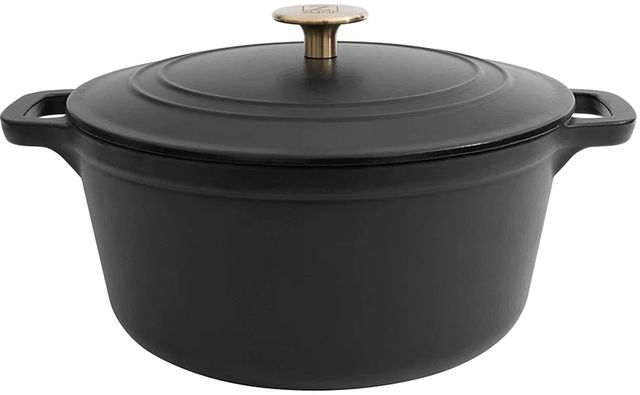 ZLINE 5-Piece Black Matte Enameled Cast Iron Cookware Set-2