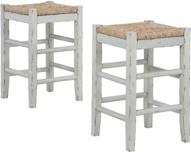 Signature Design by Ashley® Mirimyn White Counter Stool-2