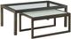 Fairfield® Libby Langdon 2-Piece Dark Sable Gansett Nesting Cocktail Table-1