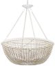 Currey & Company Sandstone/Sugar White Wychwood Chandelier-5