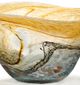 Giftcraft Amber/Black/Blue Decorative Glass Bowl-1