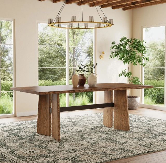 Flexsteel® Lyra Sierra Brown Rectangular Dining Table-2