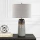 Uttermost® Coen Aged Black Glaze/Gray Table Lamp-2