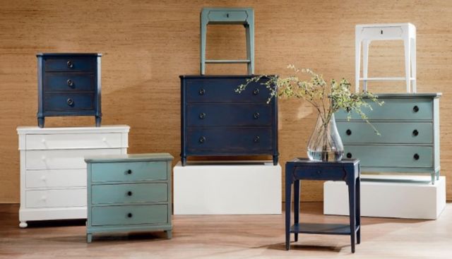 Bassett® Furniture Mayfair Porcelain White Bedside Table -6