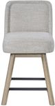 Bernards Pagosa Beige Swivel Counter Stool-2