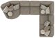 Jackson Furniture Turner 5-Piece Mushroom Sectional-3